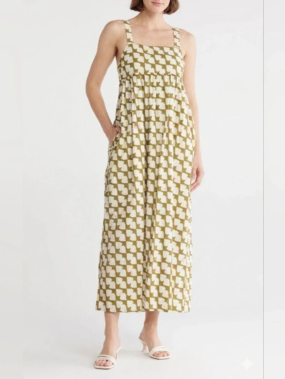 Melrose & Market Square Neck Midi Dress - Picture 1 of 4